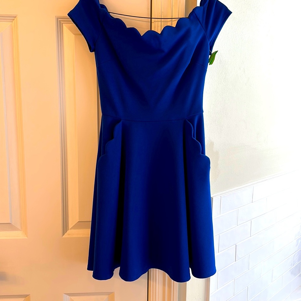 Royal blue homecoming dress